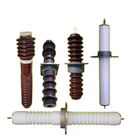 Круглые трубные порцелановые высоковольтные изоляторы 72-100kv высоковольтные керамические изоляторы