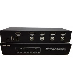 Хорошая цена. Порт переключателя SW1401DP 4 USB 3840x2160 KVM b женский онлайн