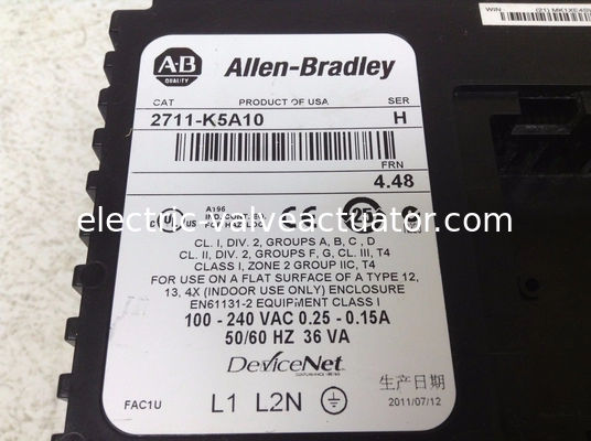 Хорошая цена. Черный HMI сенсорный экран Терминал Allen Bradley Panelview 550 2711-K5A10 Ser H онлайн