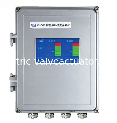 Хорошая цена. HY-5VE Двухканальный монитор и защитное устройство вибрации с сенсорным экраном TFT LCD 4,3 дюйма и водонепроницаемым корпусом IP56 для турбин онлайн