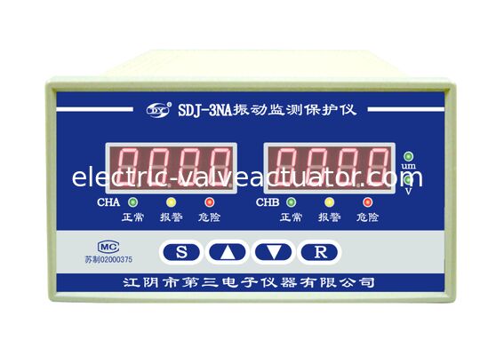 Хорошая цена. Прибор контроля и защиты вибрации вала SDJ-3NA | Высокоточный двухканальный датчик вибрации онлайн