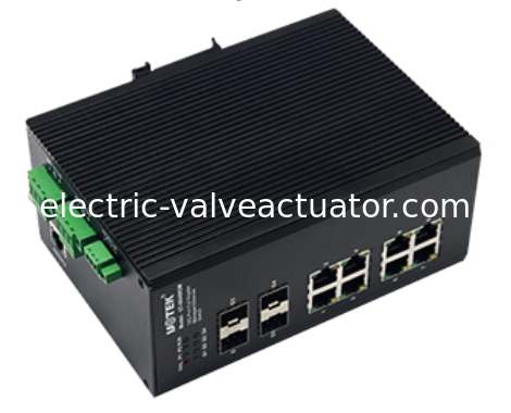 Хорошая цена. UOTEK UT-66408GM 8GE+4G Full Gigabit Managed Industrial Ethernet Switch L2 Switch для управления сетью онлайн