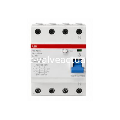 Хорошая цена. ABB 2CSF204401R1950 F204 A-125/0.03 AP-R Остатковый токовой выключатель 125A 4 полюс онлайн