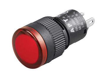 Хорошая цена. φ12mm 6V - Durable индикатора скорости 220V цифров с красной индикаторной лампой онлайн
